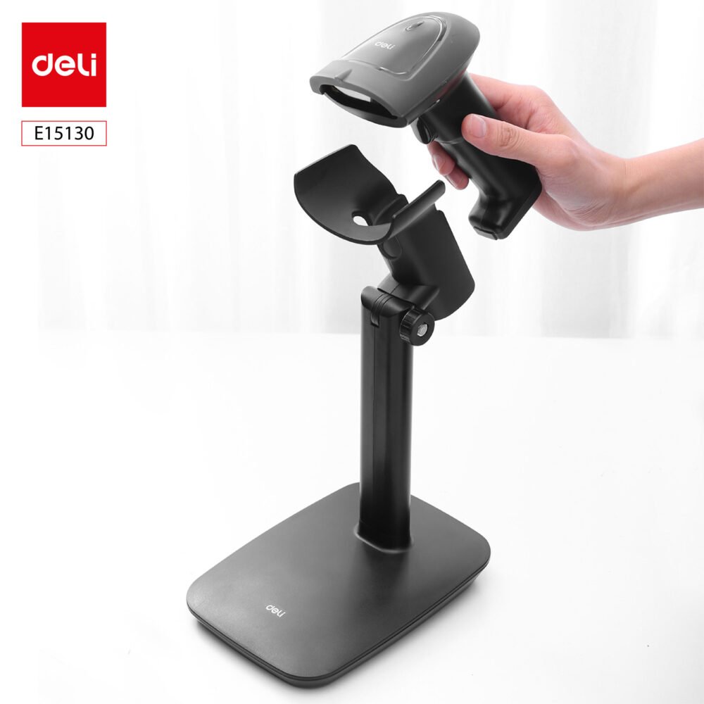 ديلي حامل قارئ باركود - أسود E15130